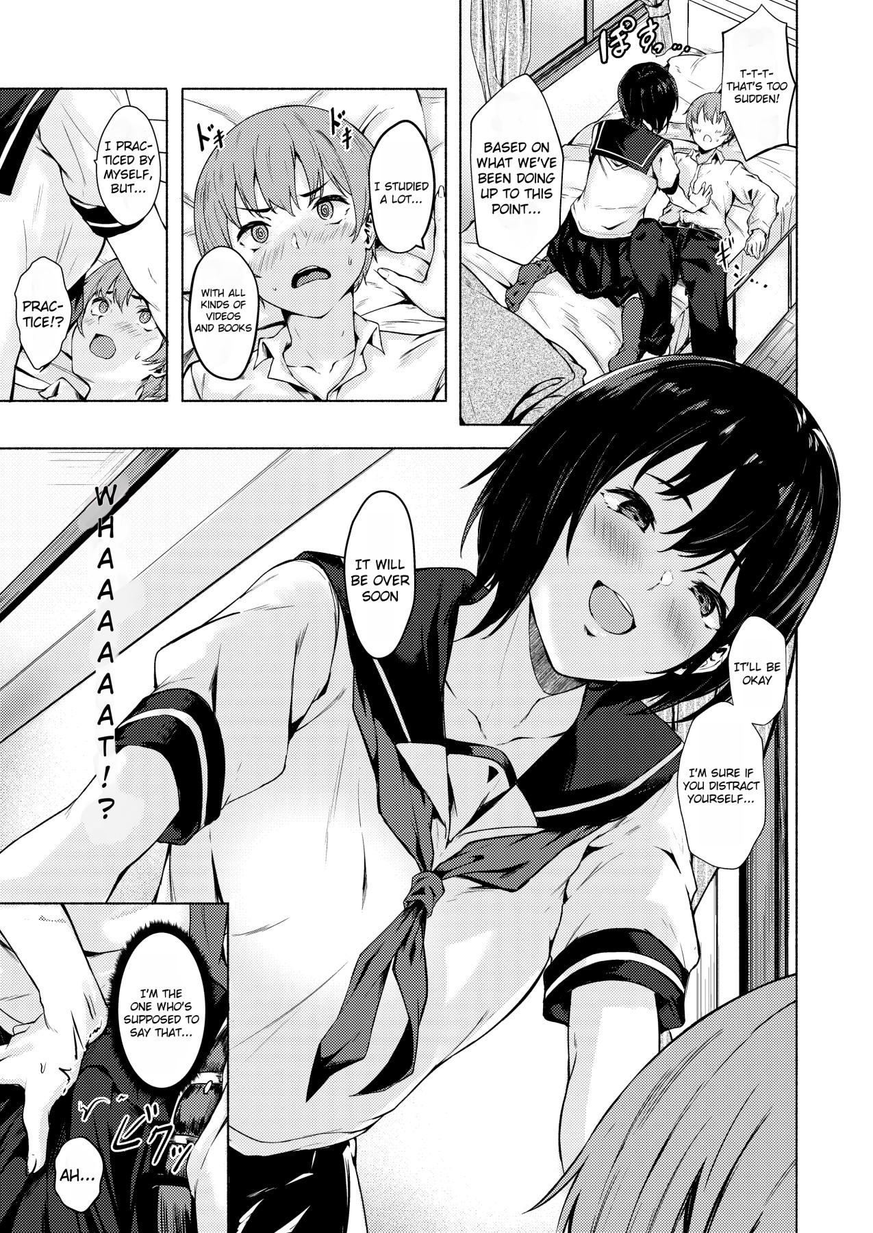 Hentai Manga Comic-Tall Saori-chan Is Both Clumsy And Lewd-Read-9